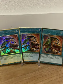 Yugioh - Pot Of Extravagance Prismatic Gold Rare Playset - MGED-EN046 - Image 1