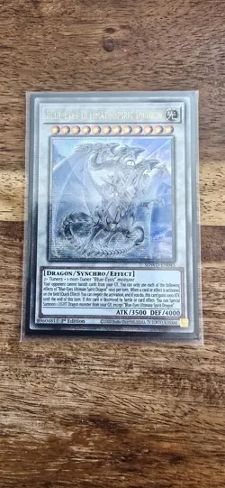 Blue-Eyes Ultimate Spirit Dragon SDWD-EN043 Quarter Century Rare 1st Ed Yugioh - Image 1