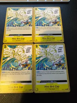OP05-116 Hino Bird Zap Awakening Era One Piece CCG x4 Playset ENG - Image 1