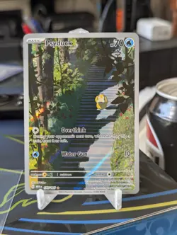 Pokemon TCG Scarlet Violet-151 Holo Illustration Rare Card Psyduck 175/165 - Image 1