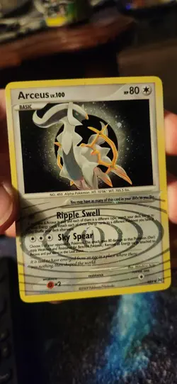 Pokemon TCG Arceus Holo Rare Card AR5 Great Condition - Image 1