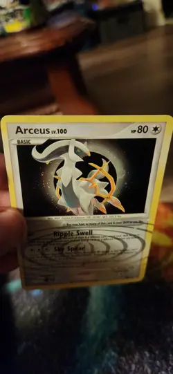 Pokemon TCG Arceus Holo Rare Card AR5 Great Condition - Image 3