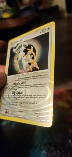 Pokemon TCG Arceus Holo Rare Card AR5 Great Condition - Image 5
