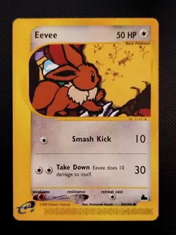 (LP) Eevee 54/144 2003 Skyridge Unlimited Pokemon Card - Image 1