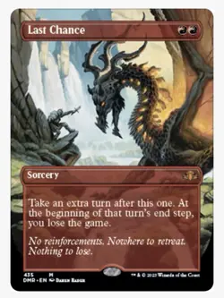 Last Chance (Borderless) Dominaria Remastered Regular - Image 1