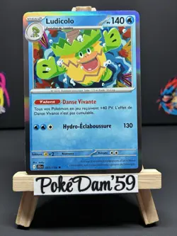 Carte Pokemon LUDICOLO 037/159 HOLO EV9 Ecarlate et Violet 9 JTG Neuf FR - Image 1