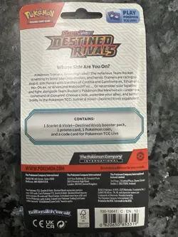 Destined Rivals Pokemon TCG Scarlet & Violet Checklane Blister Pack - EEVEE - Image 4