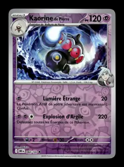 Carte Pokemon Kaorine de Pierre Reverse 084/182 Rivalites Destinees Francais - Image 1