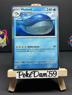 Carte Pokemon WAILORD 041/159 HOLO EV9 Ecarlate et Violet 9 JTG Neuf FR - Image 1