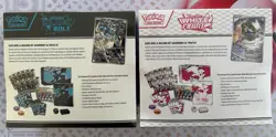 Pokemon TCG Black Bolt and White Flare Elite Trainer Box ETB Pair - Image 2