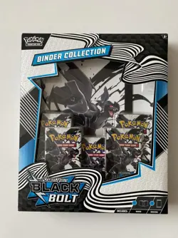 Pokemon TCG Black Bolt Binder Collection - Image 1