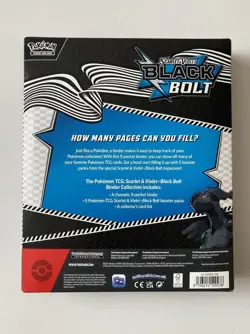 Pokemon TCG Black Bolt Binder Collection - Image 3