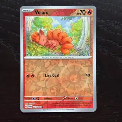 Vulpix 026/167 Pokemon Twilight Masquerade SV06 Reverse Holo Common NM - Image 1