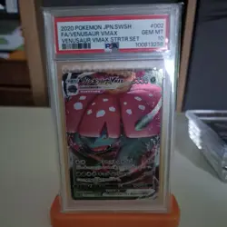 2020 Pokemon Venusaur VMAX Starter Set Full Art #002 PSA 10 GEM MINT 002/021 - Image 1