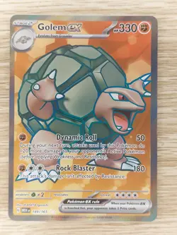 Pokemon TCG: Scarlet & Violet 151 189/165 Golem ex Ultra Rare - Image 1