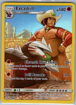 Excadrill (Secret) 246/236 SM - Cosmic Eclipse - Pokemon Card - NM - Image 1