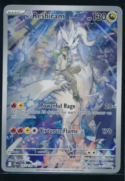 2025 Pokemon TCG - Journey Together N's Reshiram 167/159 Illustration Rare Card - Image 1