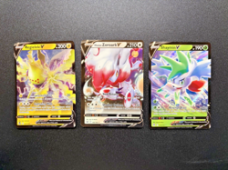 Pokemon V Card Lot Regieleki Zoroark Shaymin Silver Tempest Full Art Holo - Image 1