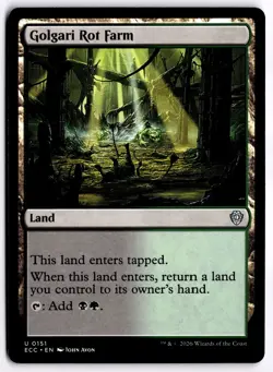 Golgari Rot Farm NM ECC Commander: Lorwyn Eclipsed MTG - Image 1