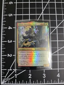 Rhino, Barreling Brute 0140 SPM Foil MTG Spiderman NM/M - Image 1