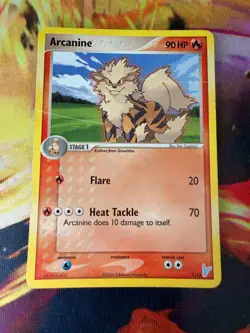 Arcanine 1/12 LP EX Trainer Kit 2 Minun 2006 Pokemon TCG - Image 1