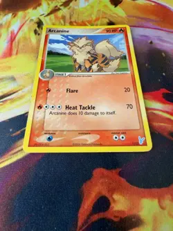 Arcanine 1/12 LP EX Trainer Kit 2 Minun 2006 Pokemon TCG - Image 2