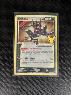 Pokemon Card 2021 GRENINJA Gold Star Black Star Promo SWSH144 Celebrations NM/M - Image 2