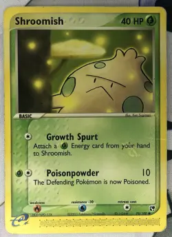 Pokemon TCG Shroomish EX Sandstorm 78/100 Regular Common - Image 1