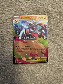 Pokemon TCG Mega Evolution Black Star Promo Mega Charizard X ex MEP029 (NM) - Image 2
