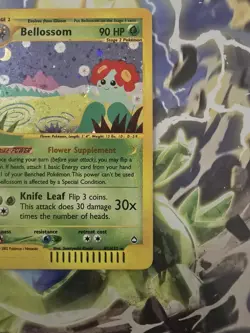 2002 POKEMON Aquapolis Holo Rare Bellossom H5/H32 - Image 4