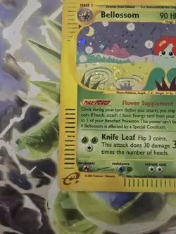 2002 POKEMON Aquapolis Holo Rare Bellossom H5/H32 - Image 5