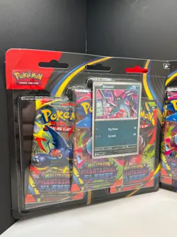 Pokemon Phantasmal Flames - Weavile 3-Pack Booster Blister Factory Sealed NEW X3 - Image 3