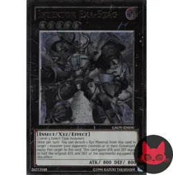 Yugioh Inzektor Exa-Stag GAOV-EN050 Ultimate Rare LP - Image 1