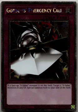 Gottoms' Emergency Call (Platinum Secret Rare) Platinum Secret Rare Quarter Cent - Image 1