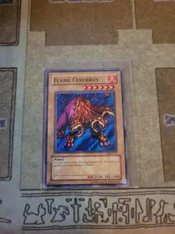 YUGIOH FLAME CEREBRUS MRD-111 COMMON UNLIMITED ED 1996 PRINT NM - Image 1