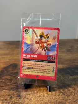 Disney Lorcana 18/P2 MICKEY MOUSE Pirate Captain Foil Promo SEALED - Image 1