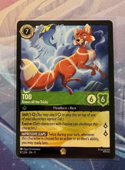 Disney Lorcana Tod - Knows All the Tricks Legendary Winterspell - Image 1