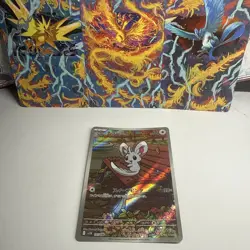 Pokemon Card Minccino AR 157/086 sv11B Black Bolt Japanese NM - Image 1
