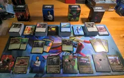 MTG Fallout Commander Deck Set Of All 4 Open Box w/All Cards & Tokens - Image 1