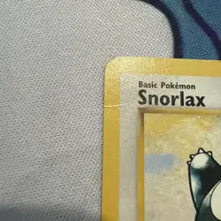 Pokemon TCG Snorlax Card 30/130 Base Set 2 Vintage Non-Holo Rare MP - Image 3