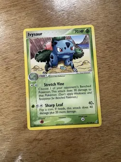 Pokemon TCG Ivysaur EX Crystal Guardians 35/100 Uncommon Card - Image 1
