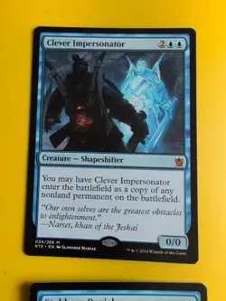 Clever Impersonator & Stubborn Denial. Instant KTK MTG 2 Card. - Image 4