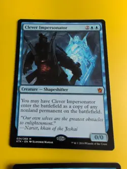 Clever Impersonator & Stubborn Denial. Instant KTK MTG 2 Card. - Image 5