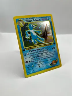 Pokemon Card 12/132 Misty's Golduck 1st Edition Holo Gym WOTC Vintage NM/LP+ - Image 2