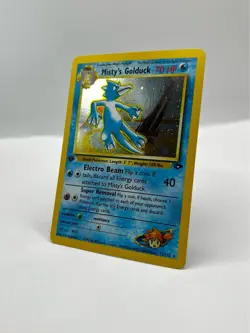 Pokemon Card 12/132 Misty's Golduck 1st Edition Holo Gym WOTC Vintage NM/LP+ - Image 3