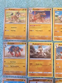 MUDBRAY & MUDSDALE BUNDLE OF POKEMON CARDS - Image 2