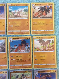 MUDBRAY & MUDSDALE BUNDLE OF POKEMON CARDS - Image 3