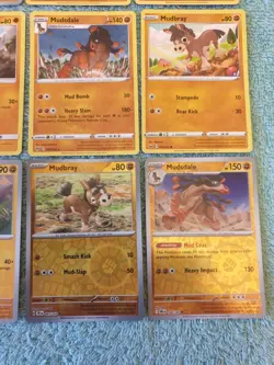MUDBRAY & MUDSDALE BUNDLE OF POKEMON CARDS - Image 5