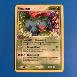 Pokemon TCG Venusaur EX Crystal Guardians 28/100 Non-Holo Rare - Image 1