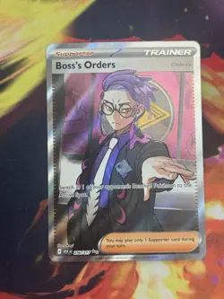 Boss’s Orders 256/217 Ultra Rare Full Art Pokemon TCG Ascended Heroes NM - Image 1